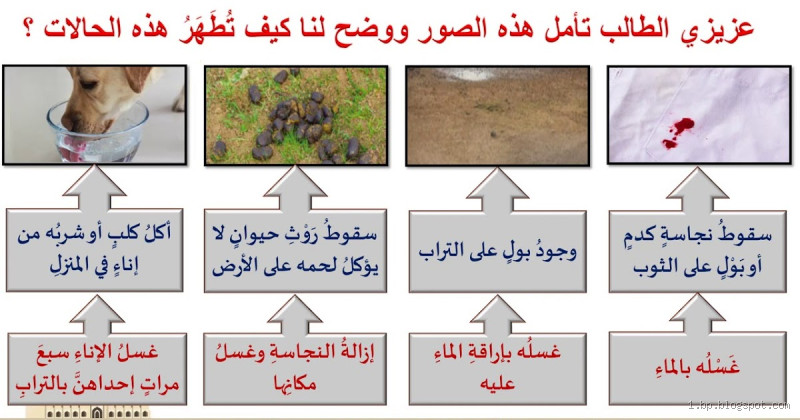 هل تنتقل النجاسة الجافة إلى الثياب؟